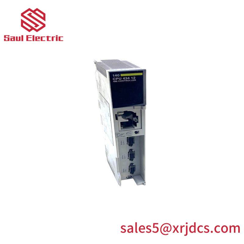 schneider_140cpu43412.jpg Schneider Electric 140CPU43412 PLC Control Unit, High-Performance for Industrial Automation
