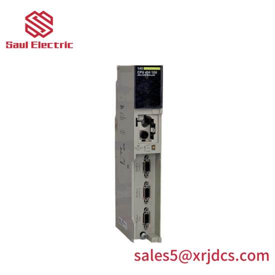 schneider_140cpu43412_2.jpg Schneider Electric 140CPU43412 PLC Control Unit, High-Performance for Industrial Automation