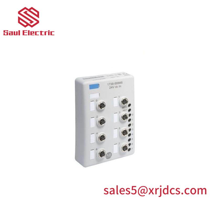 1738-ib8m8_i_o_module.jpg AB 1738-IB8M8 Industrial I/O Module, High Precision Control Solutions