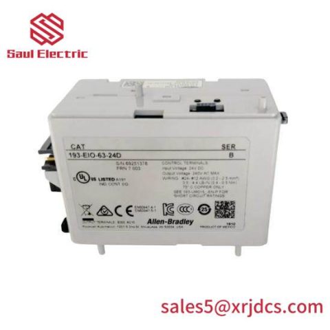 Emerson 193-EIO-63-24D | I/O Overload Control Module Relay