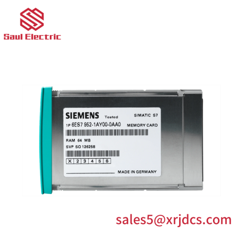 SIEMENS 6ES7952-1AL00-0AA0 RAM Memory Card for S7-400 Series