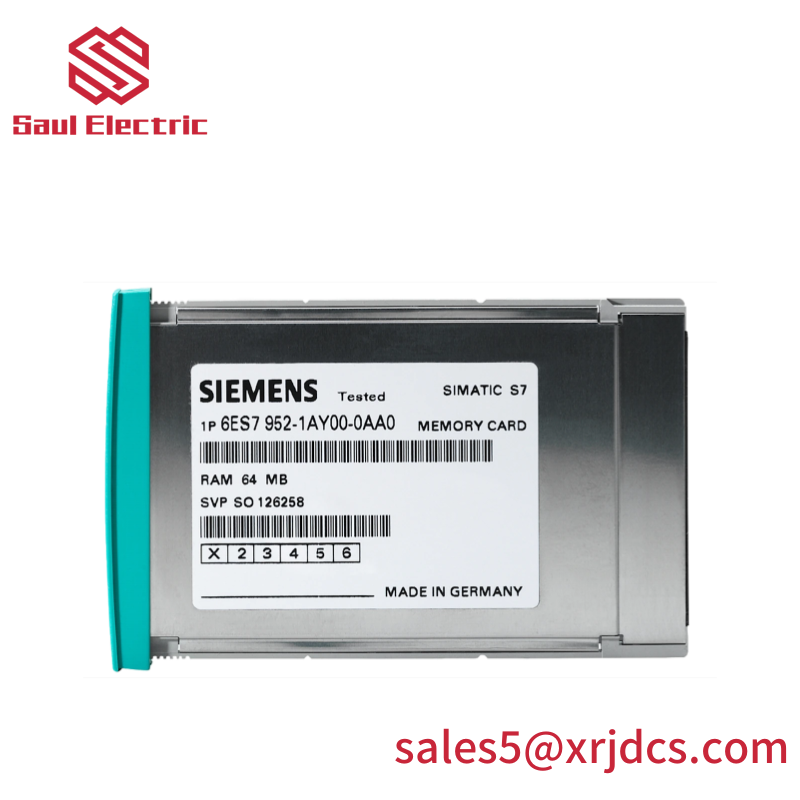 6es7952-1am00-0aa0_siemens_ram_memory_card.png SIEMENS 6ES7952-1AM00-0AA0 RAM MEMORY CARD: Efficient Storage Solution for S7-400 Controllers