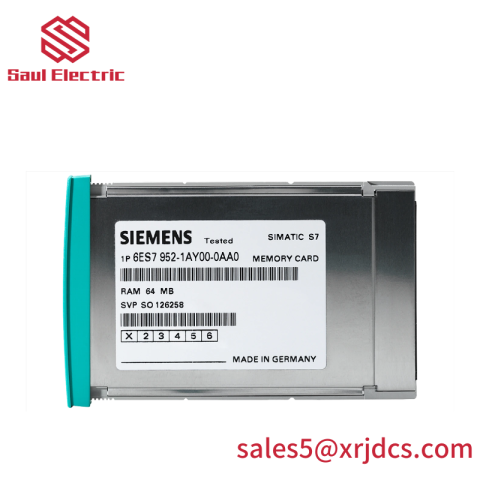 SIEMENS 6ES7 952-1AL00-0AA0 - Advanced RAM Memory Card for SIMATIC S7, Industrial Control