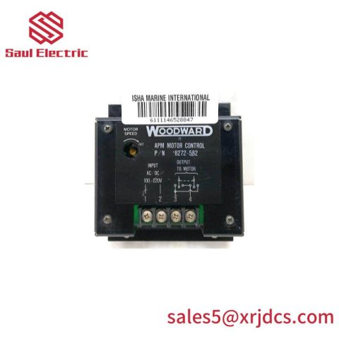 WOODWARD 8272-582 Speed Plate APM Motor Control, Precision Drive System for Industrial Automation