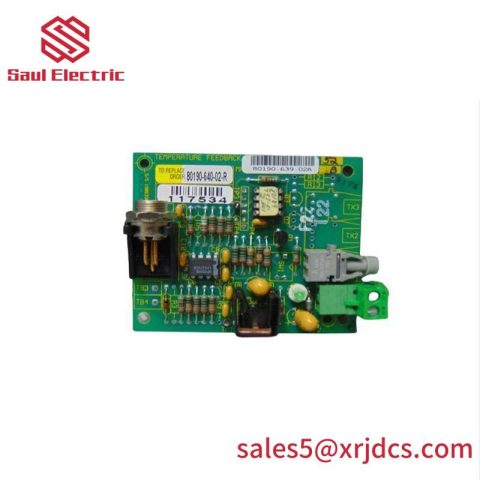AB 80190-640-02-R Temperature Feedback Board, for precise industrial control systems