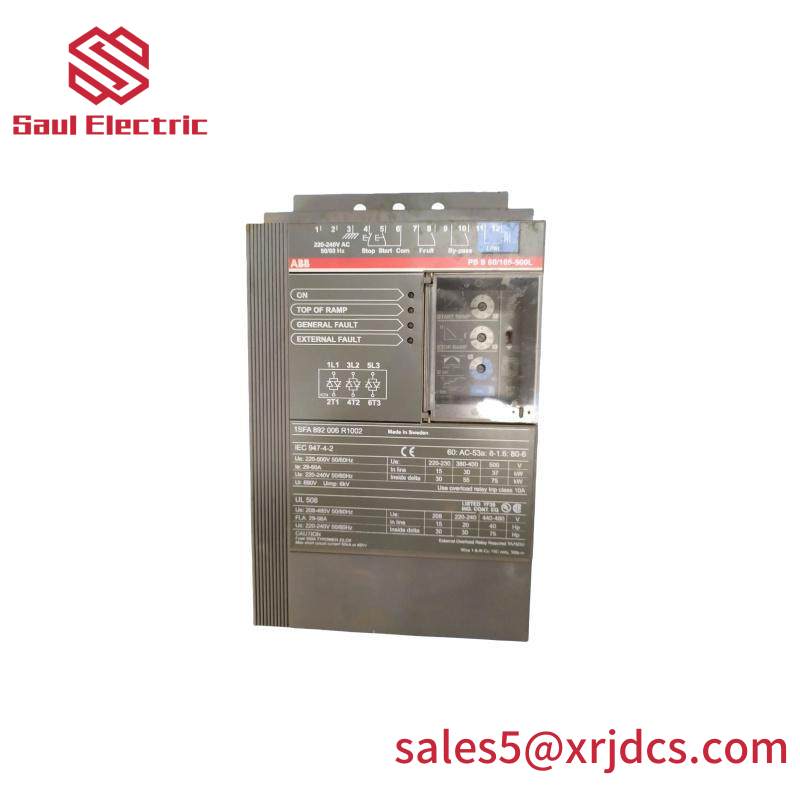 abb_1sfa892006r1002_softstarter.jpg ABB 1SFA892006R1002 Soft Starter, Advanced Motor Control Solution