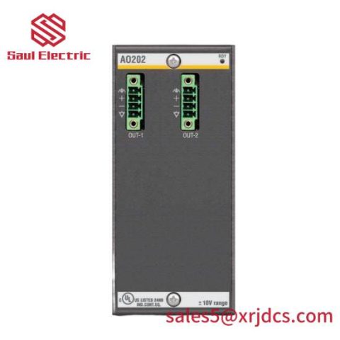 Bachmann AO202 Analog Output Module - Precise Control Solutions for Industrial Applications