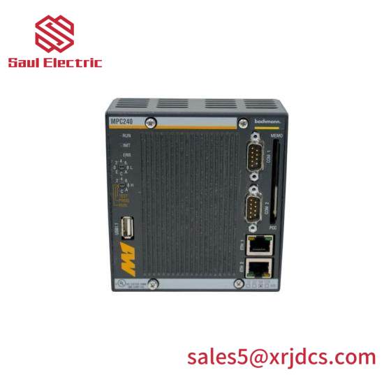 bachmann_mpc240_bachmann_mpc240.jpg BACHMANN MPC240 - High-Performance PLC Module for Industrial Automation