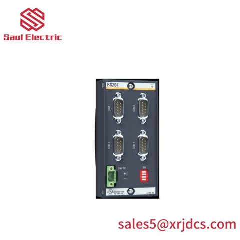 BACHMANN RS204 Serial Interface Module, RS232/422/485, 4 Ports, Up to 1.5 MBaud