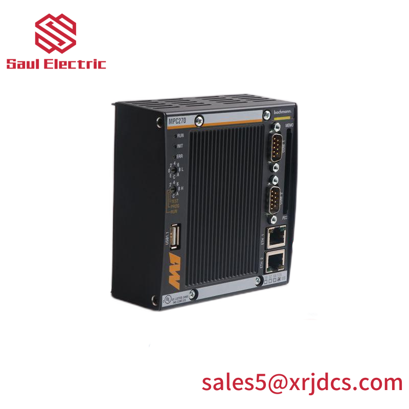 bs206_bachmann_6-slot_backplane.png Bachmann PLC BS206 6-Slot Backplane - Industrial Control Module