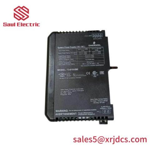 Emerson DeltaV KJ1501X1-BC3 Power Supply; Manufacturer: Emerson