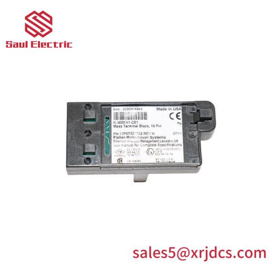 emerson_kj4001x1-ce1_12p0732x022_16_pin_mass_terminal_block_2.jpg EMERSON KJ4001X1-CE1: Industrial Grade 16 Pin Mass Terminal Block, Precision Engineering for Control Systems