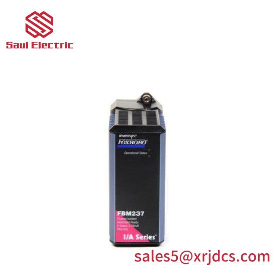 foxboro_fbm237_rh914xs_1.jpg FOXBORO FBM237 RH914XS Control Module for Industrial Automation Systems
