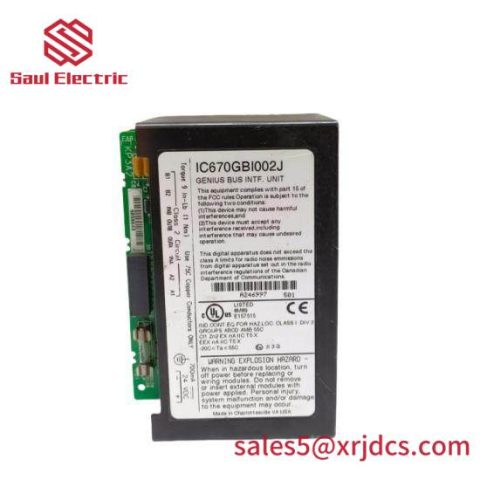 GE IC670GBI002 - Bus Interface Unit for Field I/O Control
