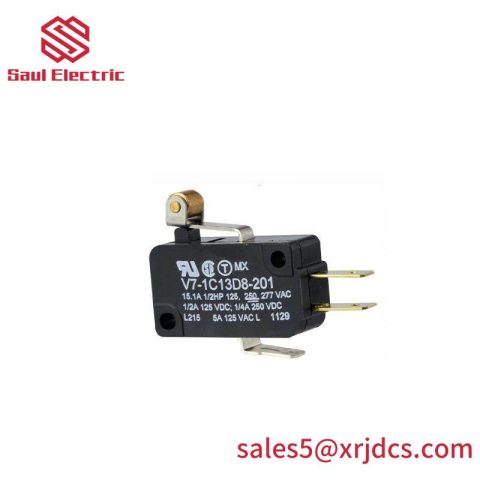 Honeywell V7-1C13D8-201 SPDT Roller Lever Microswitch 15 A, V7 Series