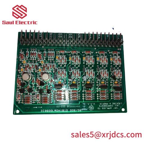 GE FANUC IC3600LRDH1B1D Relay Driver Card - Mark I/Mark II Series Gas/Steam Turbine Control