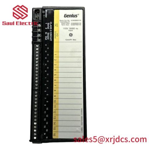 GE Industrial Control Solutions: IC660BBD110 Discrete Input Block