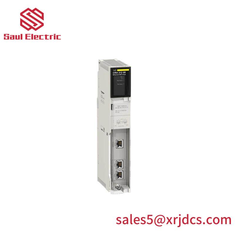 schneider_140cra31200_2.jpg Schneider 140CRA31200 Ethernet RIO Drop E/IP 1CH Adaptor Module