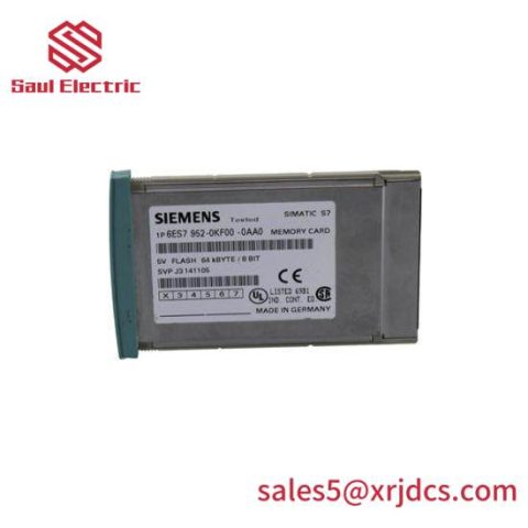 SIEMENS 6ES7952-0KF00-0AA0 Memory Card: Precision & Reliability for Industrial Automation