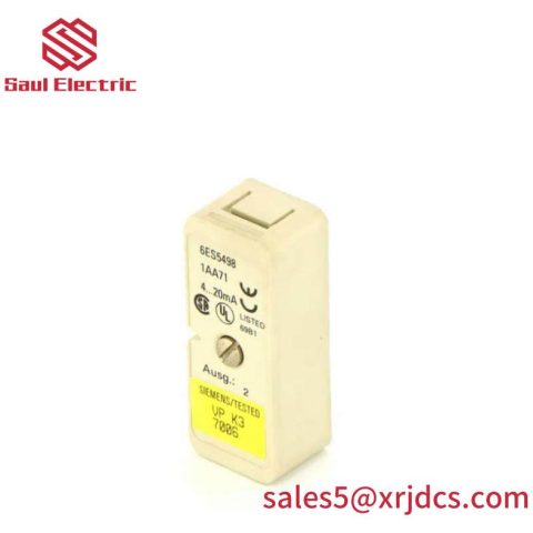 SIEMENS 6ES5498-1AA71 Analog Input SubModule for Industrial Control Systems