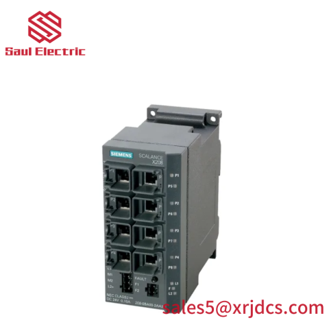 SIEMENS SCALANCE X208 6GK5208-0BA10-2AA3, Industrial Ethernet Switch