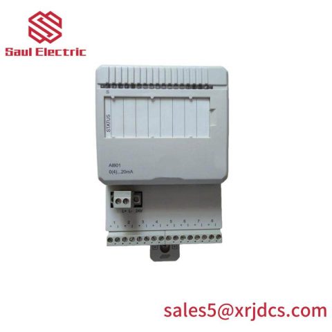 ABB 3BSE020512R1 AI801 - 8 Channel Analog Input Module for Industrial Control Systems