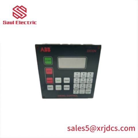 ABB CMA112 Diesel Control Display Panel