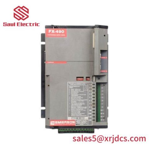 Emerson DeltaV FX490 Servo Driver - High-Precision Control, Robust Performance