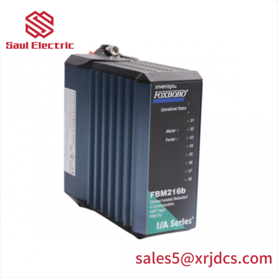 foxboro_fbm216b_p0927aj_redundant_hart_communication_input_module.png FOXBORO FBM216B P0927AJ: Redundant HART Communication Input Module