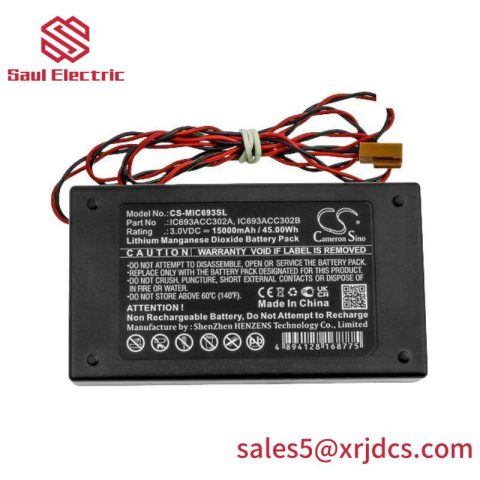 GE IC693ACC302A: Auxiliary Battery Module for Industrial Automation