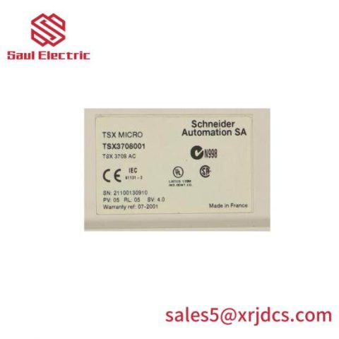 Schneider SX3708001 Industrial Control Module; Manufacturer: Schneider Electric