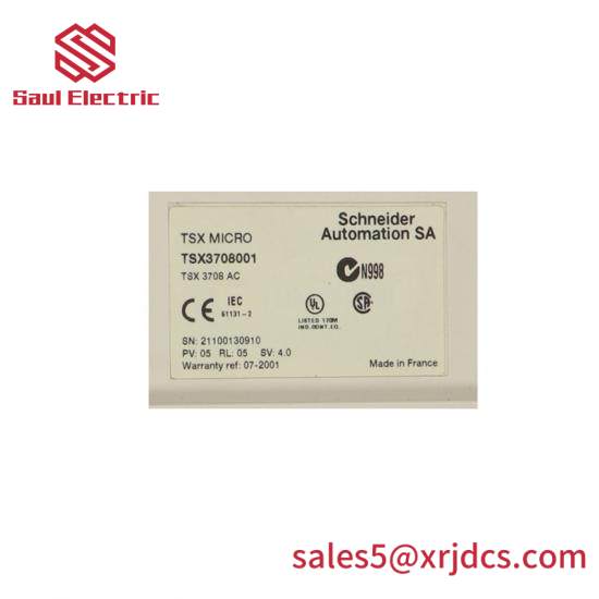 schneider_sx3708001_brand_new.jpg Schneider SX3708001 Industrial Control Module; Manufacturer: Schneider Electric