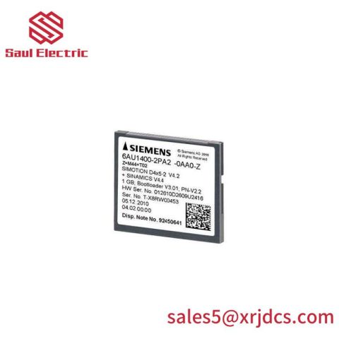 SIEMENS 6AU1400-2PA02-0AA0 1 GB Compact Flash Card for Industrial Control Systems