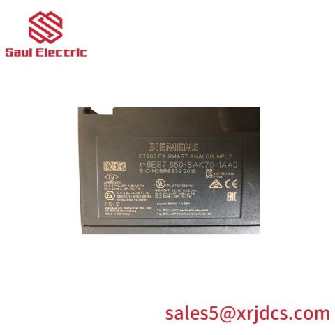 SIEMENS 6ES7650-8AK70-1AA0 Analog Input Module for Industrial Control Solutions