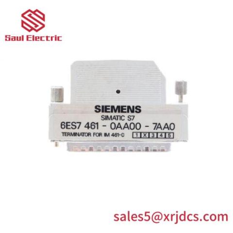 Siemens 6ES7 461-0AA00-7AA0: High-Performance Terminating Connector for Industrial Automation Interfaces