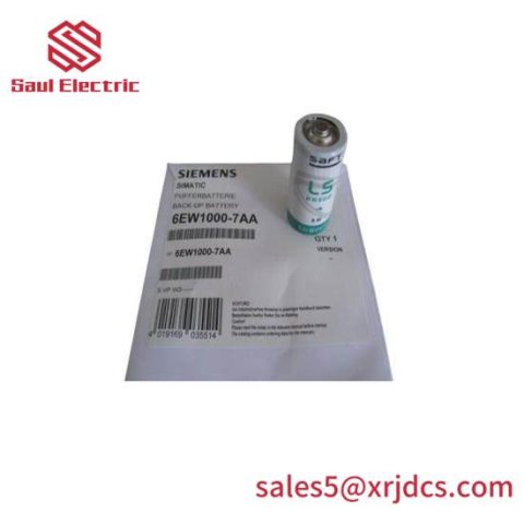 Siemens 6EW1000-7AA Backup Battery Lithium SNR: Industrial Control Solutions