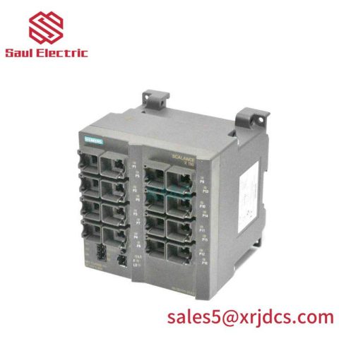 SIEMENS SCALANCE XC116 Redundant Power Supply, 16x 10/100 Mbit/s RJ45 Ports, Profinet Compliant