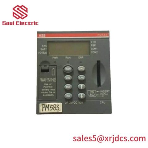 ABB AC500 CPU PM583-ETH: High Performance Modular Control Solution