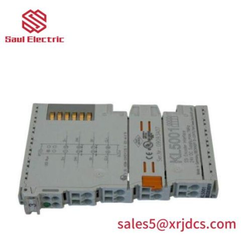 Beckhoff KL5001 Bus Terminal - 1-Channel Encoder Interface, for Precision Motion Control & Safety Applications