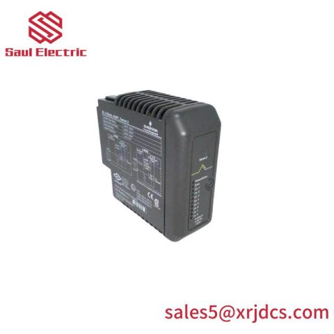 Emerson KJ3222X1-BA1: Industrial PLC Input Module, Designed for Precision Control