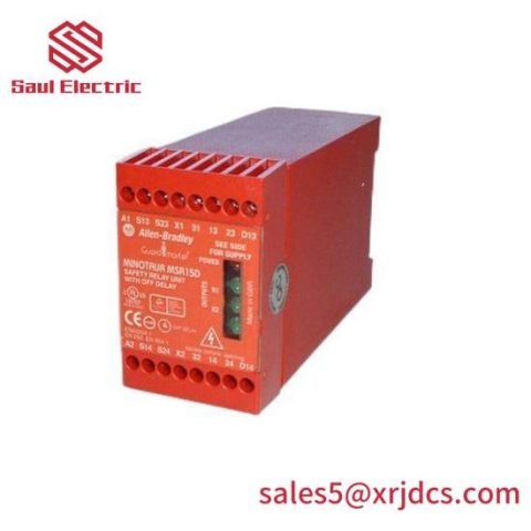 MSR15D Safety Relay - ABB, Safety Control, Relay Module, Industrial Automation