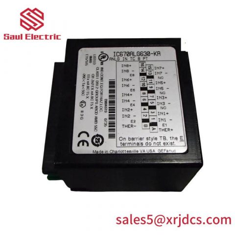 GE Fanuc IC670ALG630 Analog Input Module, for Field Control Applications