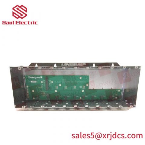 Honeywell 900R08R-0200 I/O Rack, 8 Slot, Red, Assembly