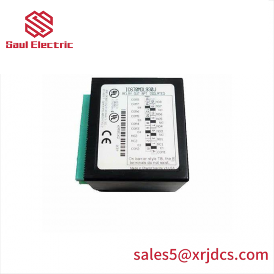 ge_fanuc_ic670mdl930_relay_output_module.png GE FANUC IC670MDL930 Relay Output Module - High-Performance Discrete Solution for Industrial Control Systems
