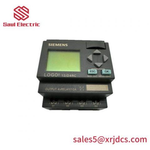 Siemens LOGO! Programmable Relay 6ED1052-1MD00-0BA3, Control Module for Industrial Automation