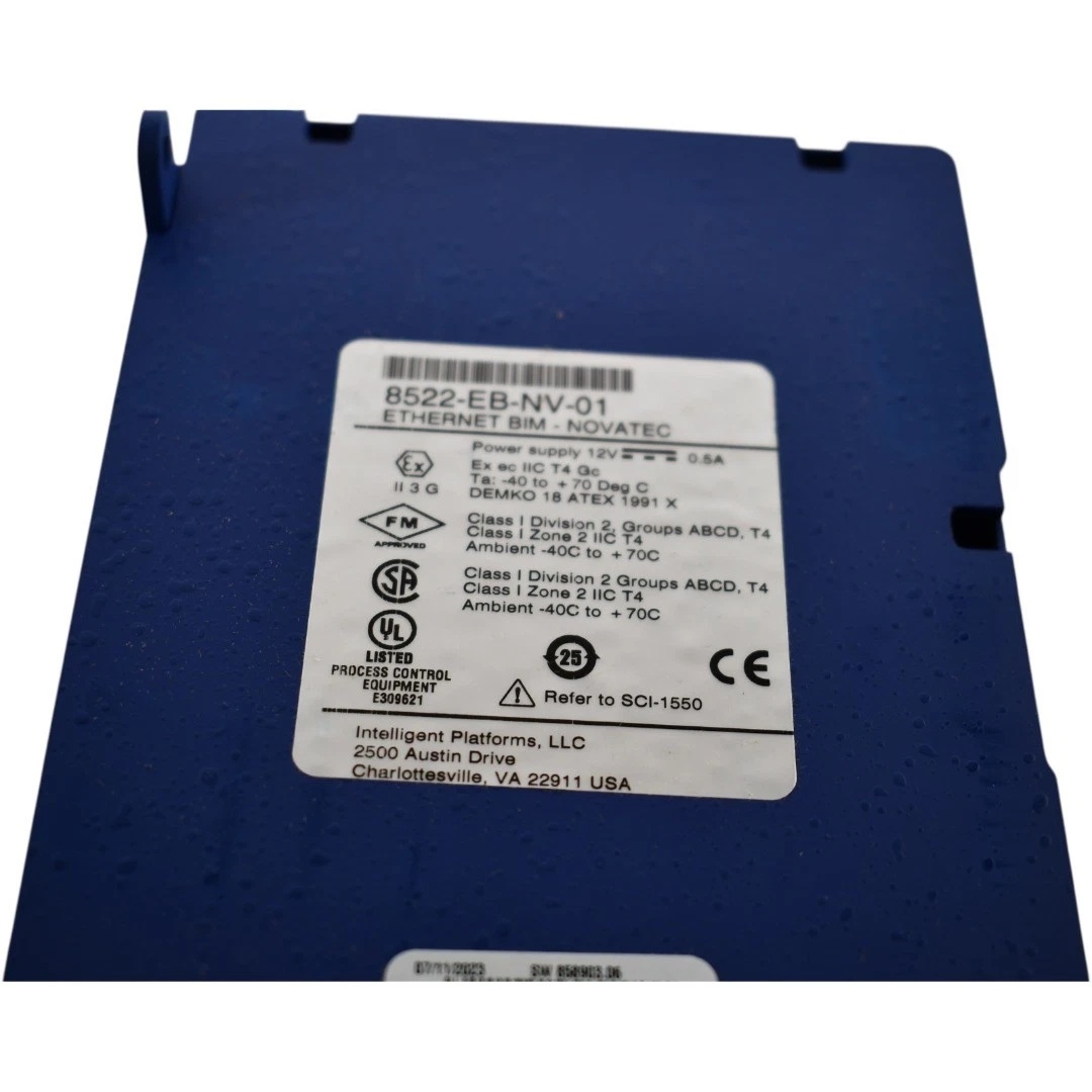 Emerson PAC8000 8522-EB-NV-01 (2) Emerson PAC8000 8522-EB-NV-01