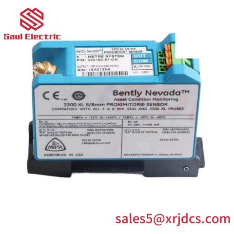 Bently Nevada 330780-91-05 Proximity Sensor, Precision Control for Industrial Applications