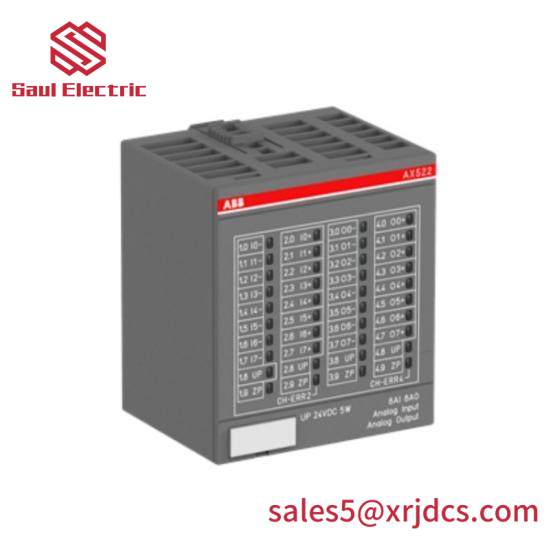ax522_1sap250000r0001_analog_i_o_module_abb.jpg ABB AX522 1SAP250000R0001 Analog I/O Module
