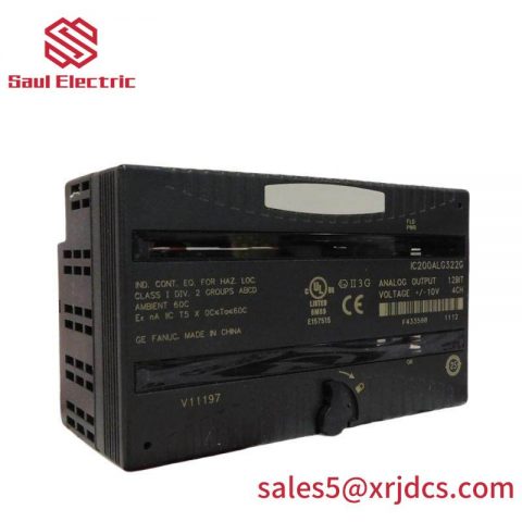 GE Fanuc IC200ALG322: Precision Analog I/O Module for Versatile Control Applications