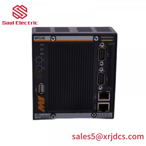 BACHMANN MPC240 Processor Modules - High Performance PLC Core